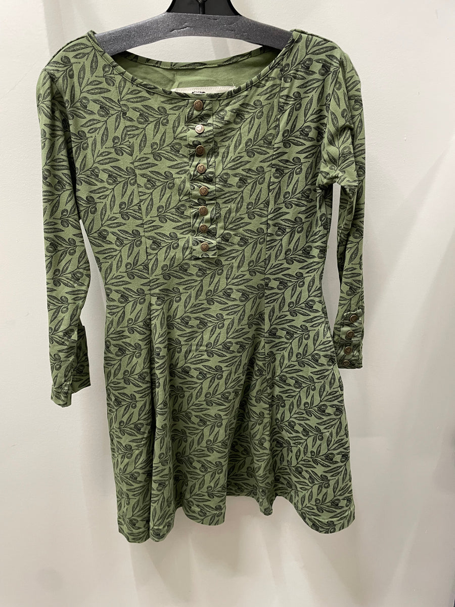 Cara Tunic in Olive Print by Effie's Heart