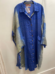 Crepe Sari Free To Be Longsleeve Maxi #186 by Kantha Bae