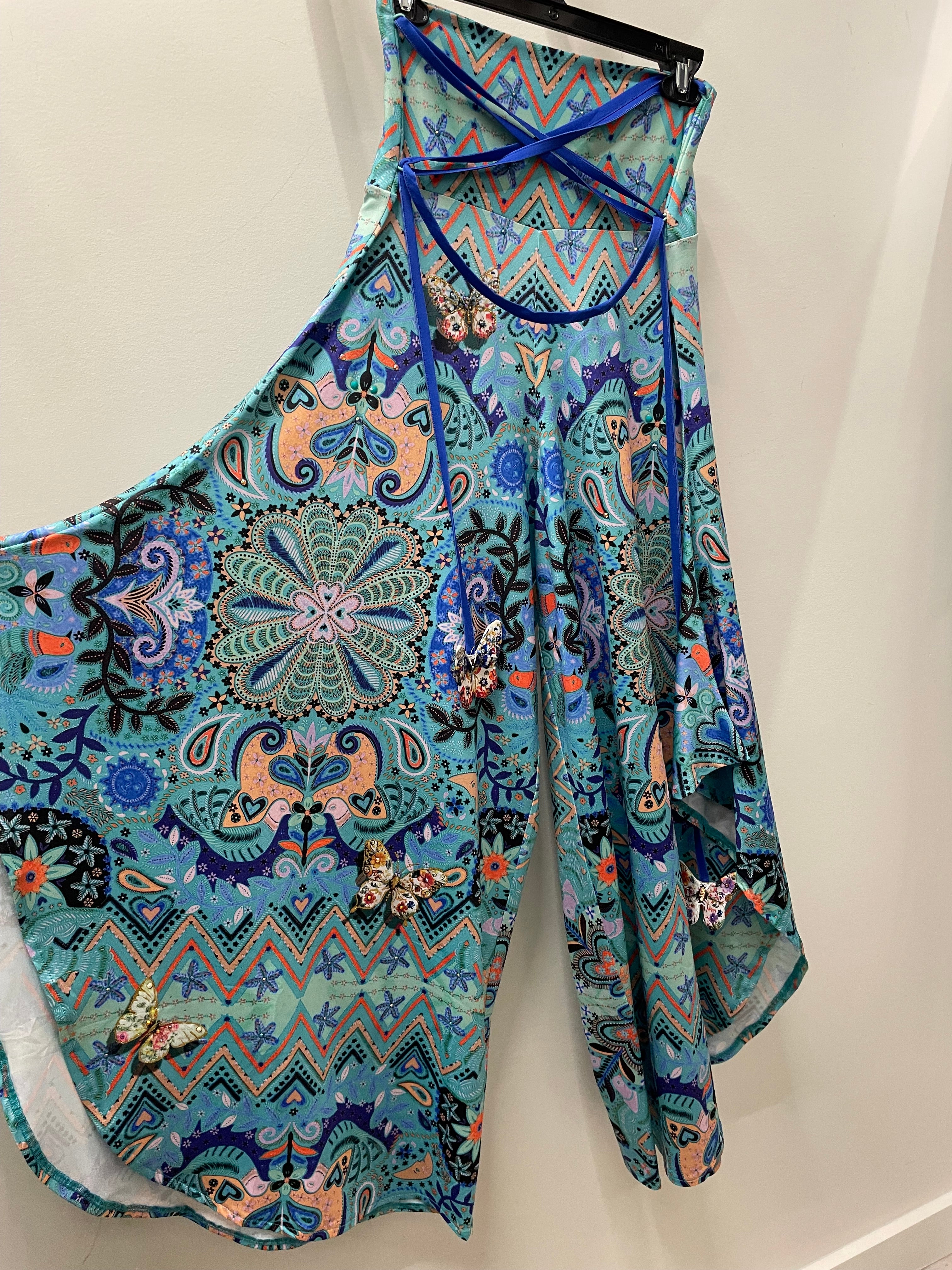 Starfish Paisley Drape Pant by IPNG Design