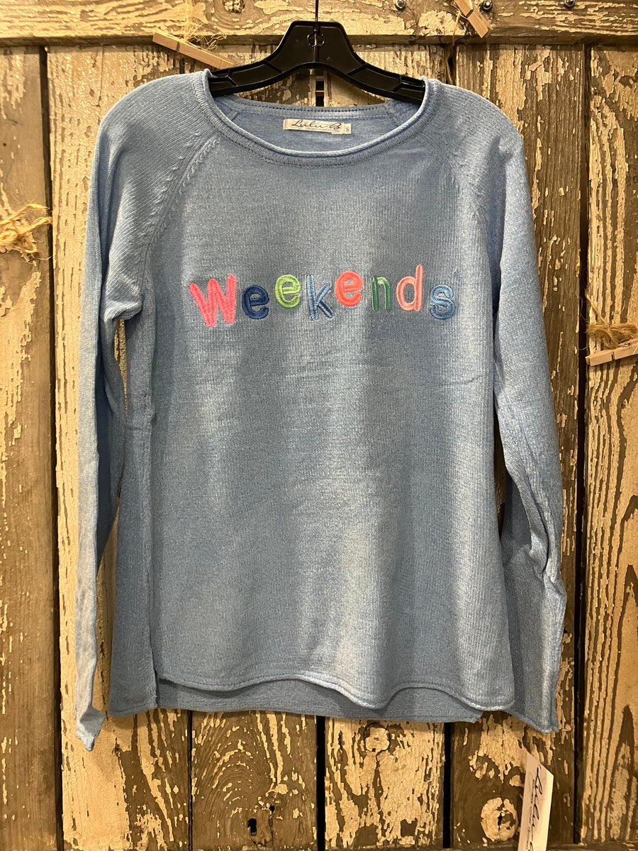 Weekend Sweater by Lulu-B