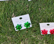 Christmas Bow Earrings - Robin Boutique-Boutique 