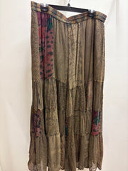 Retro Revival Flared Patchwork Pants by Young Threads