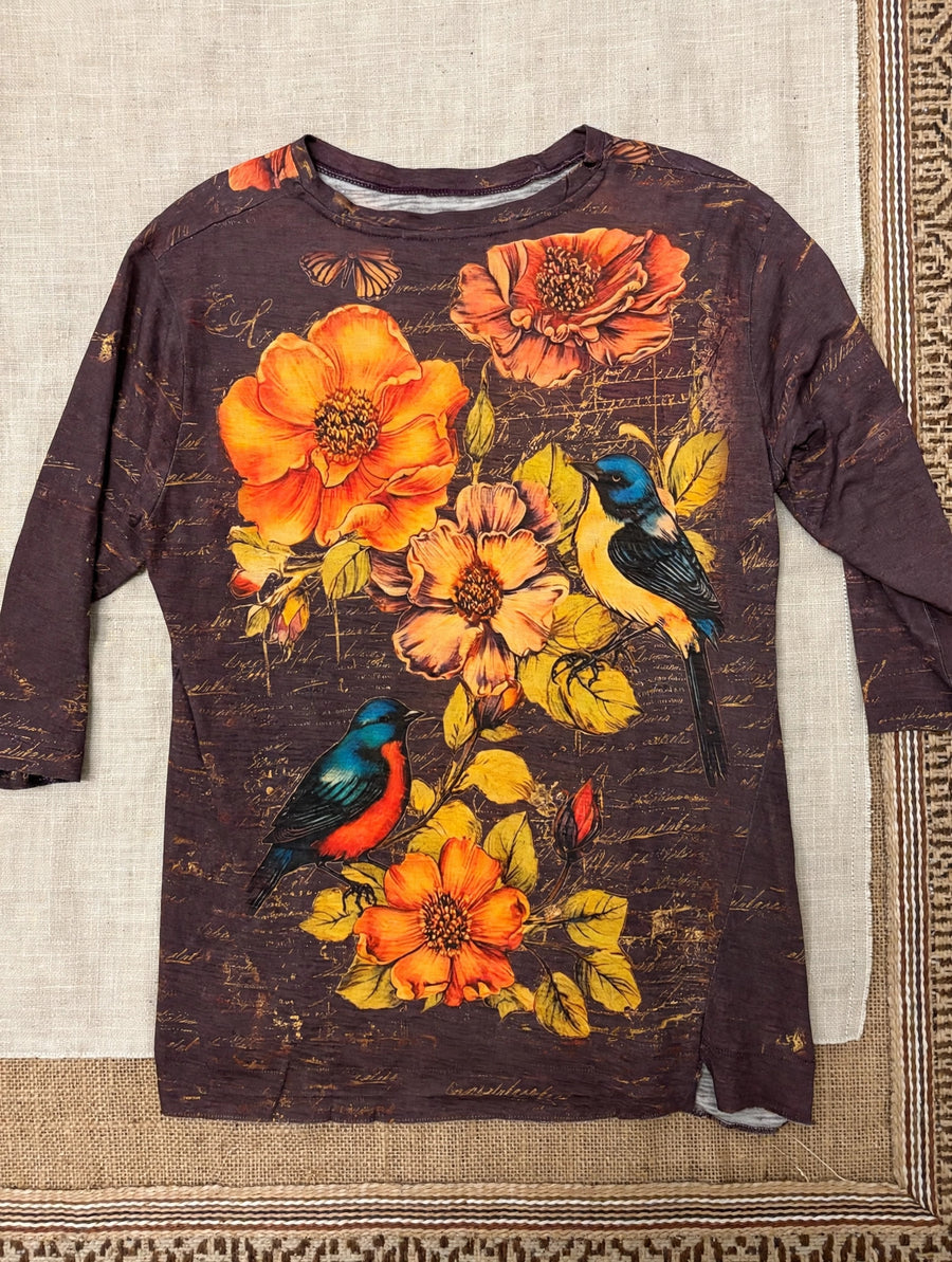 Driftwood Day Songbird Garden Tee by Paper Lace