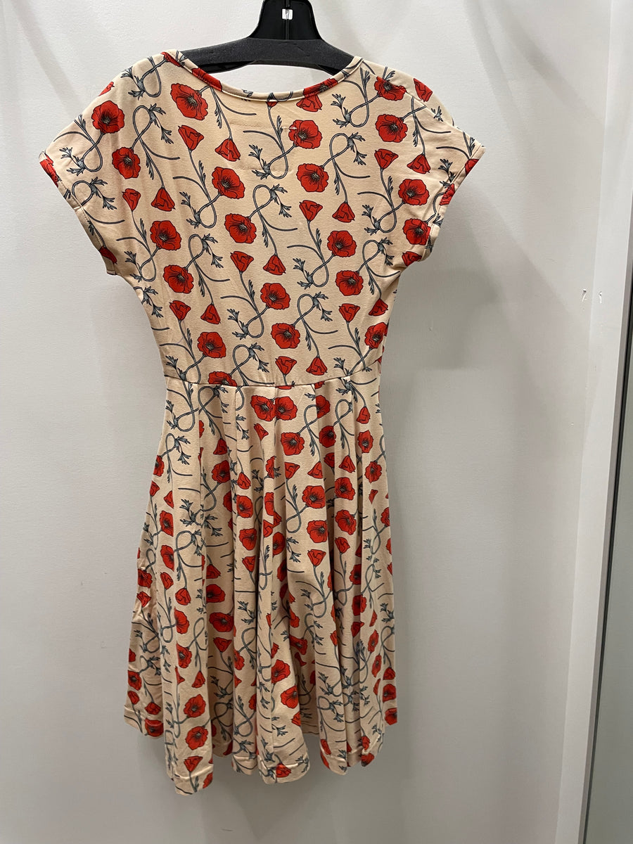 Besi Dress in Sun Poppy Print by Effie's Heart