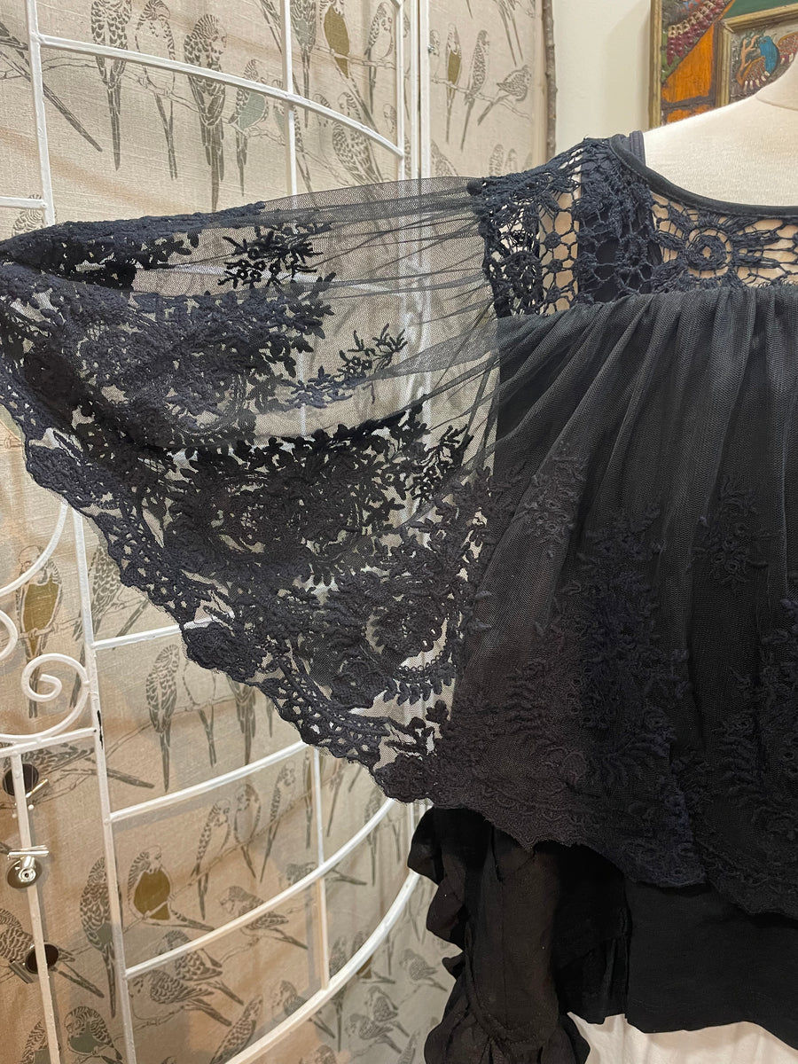 Lace Ruffle Top by The Paper Lace