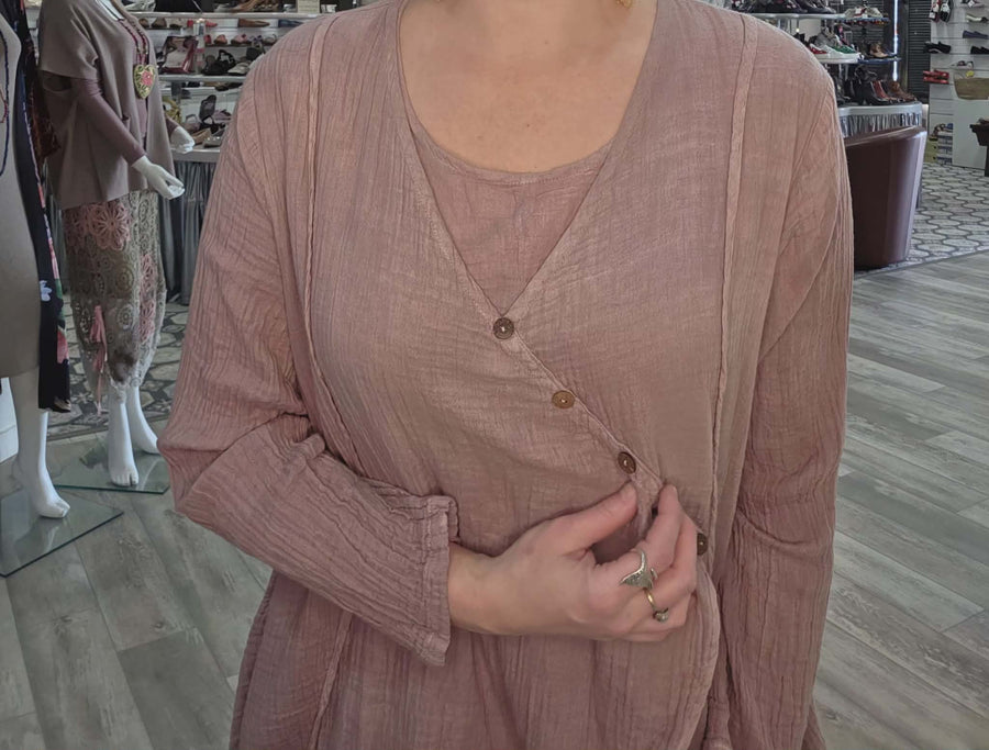Double Layer Gauze Dress