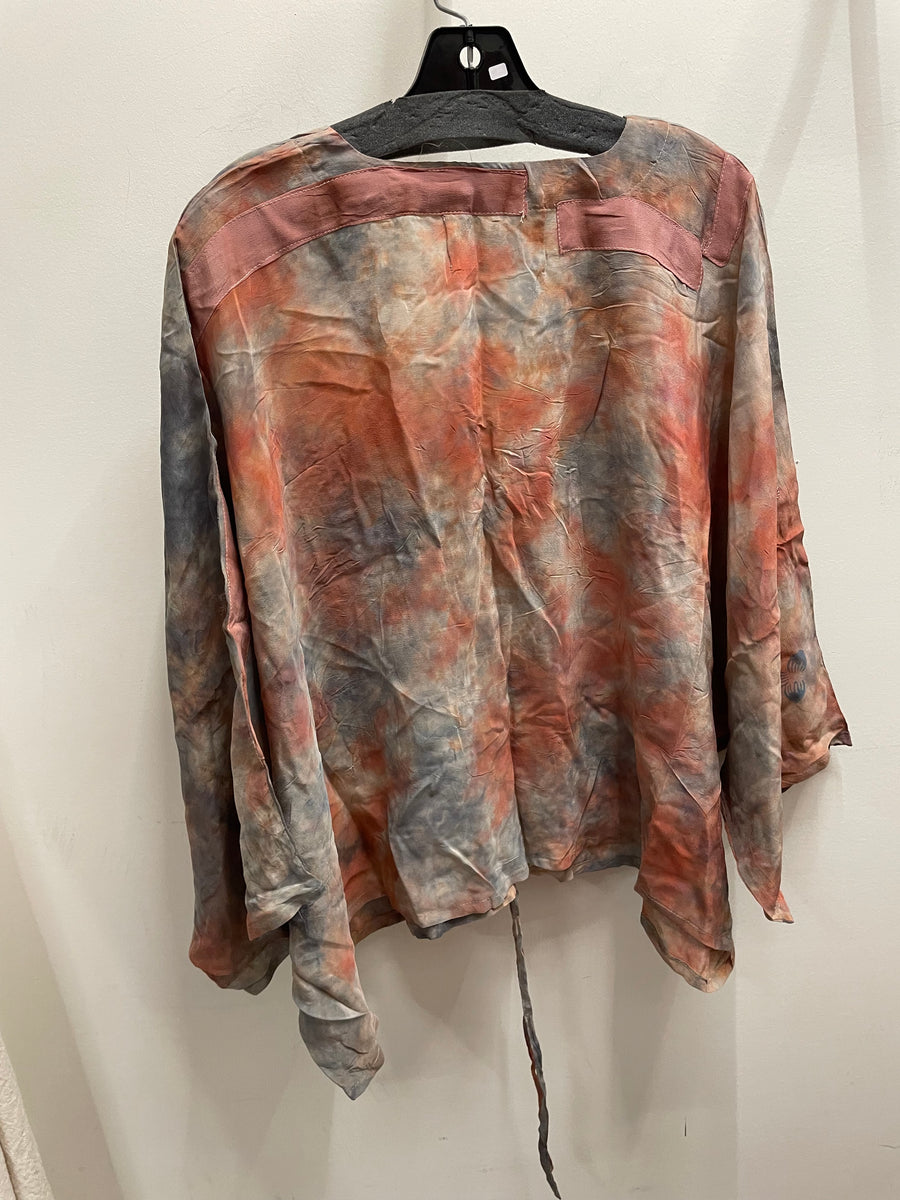 Crepe Silk Butterfly Top #011 by Kantha Bae