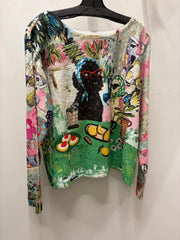 Long Sleeve Pullover in Spill The Tea! by Inoah