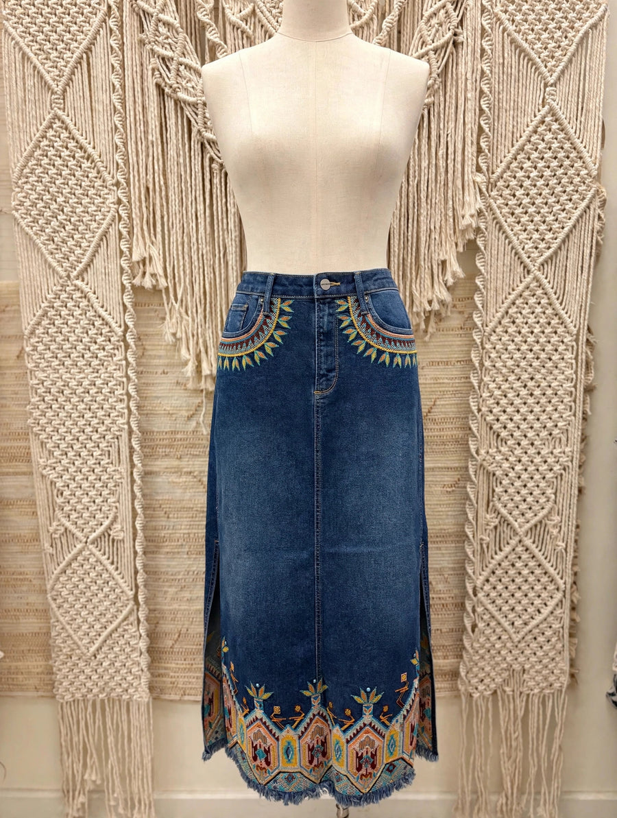 Svetlana Skirt in Canyon Craft by Driftwood Jeans