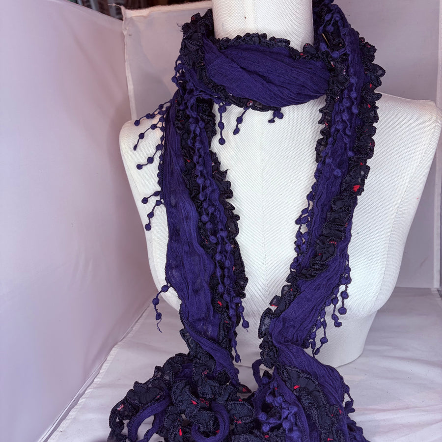 Boho Tassel Scarf Necklace