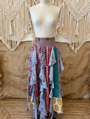Pareo Kantha Willow Maxi Skirt #183 by Kantha Bae