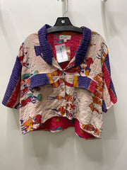 Kantha Clarity Crop Button Down #250 by Kantha Bae