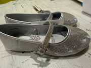 Kensie Girls Ballerina Shoes with Rhinestone Buckle