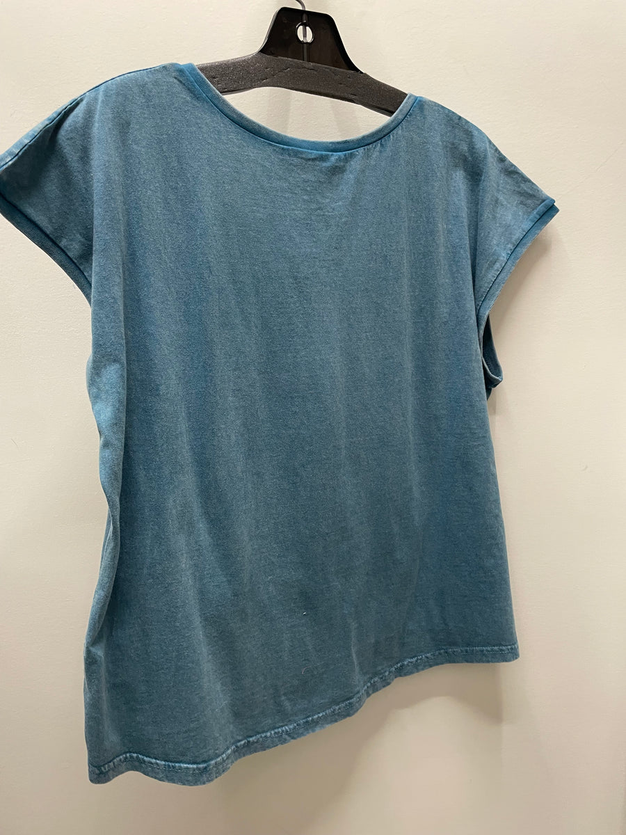 Beaded Moon Flower Tee