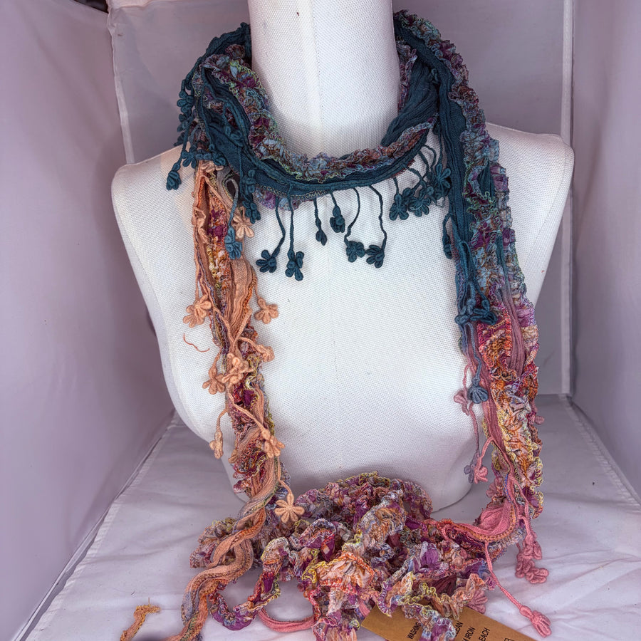 Boho Tassel Scarf Necklace