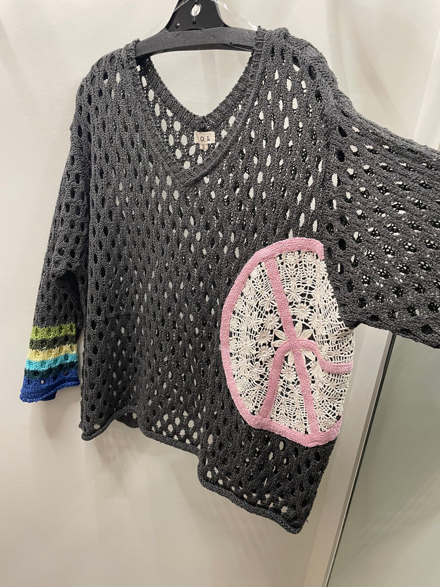 Peace Oversized Sweater