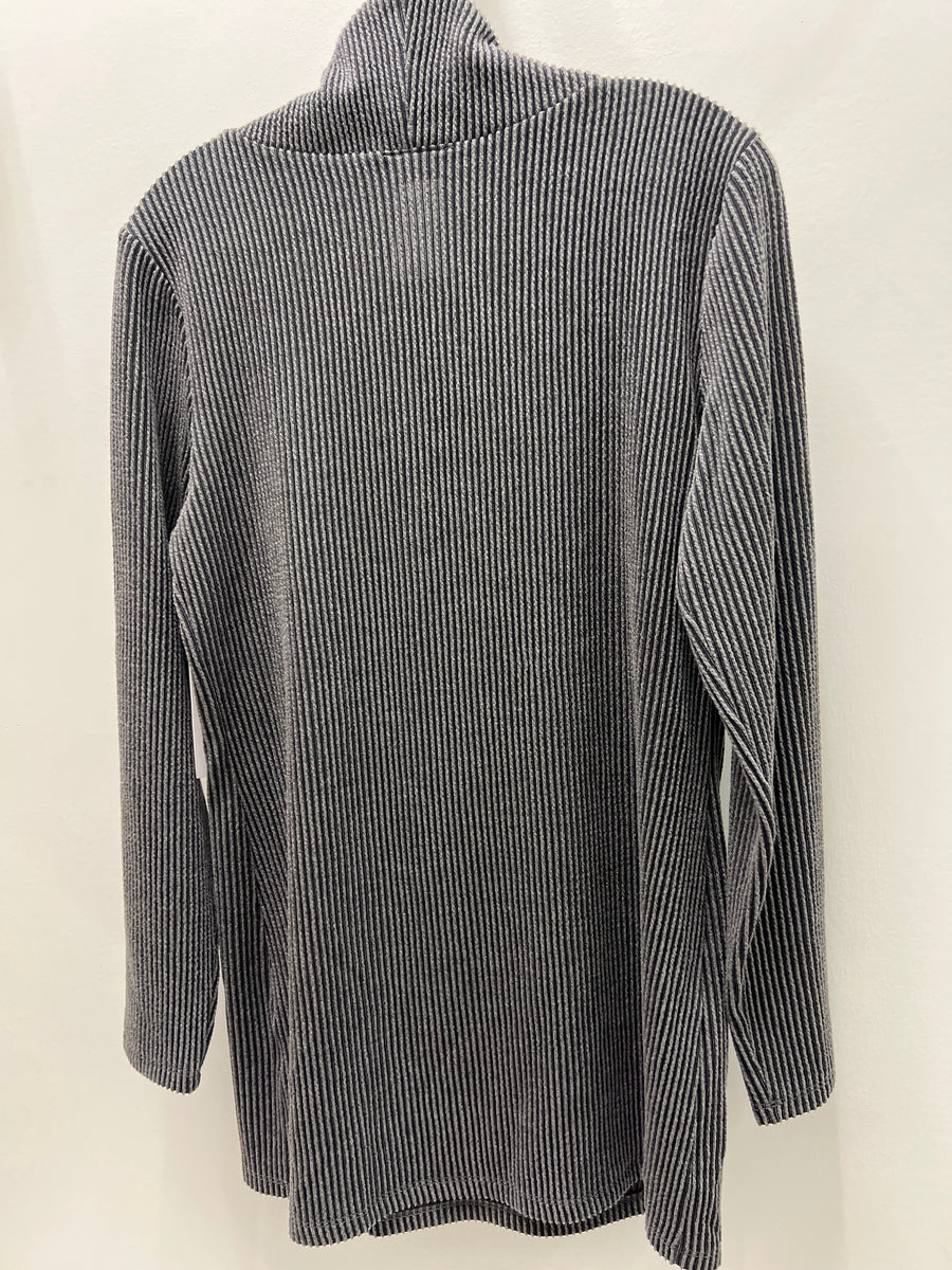 Rib Top in Black by ISCA