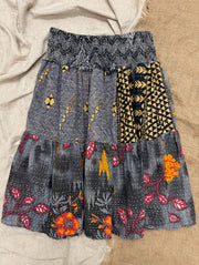 Pareo Kantha Meadow Skirt #068 by Kantha Bae
