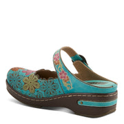 L'Artiste Flochino Clogs Turquoise Multi - Robin Boutique