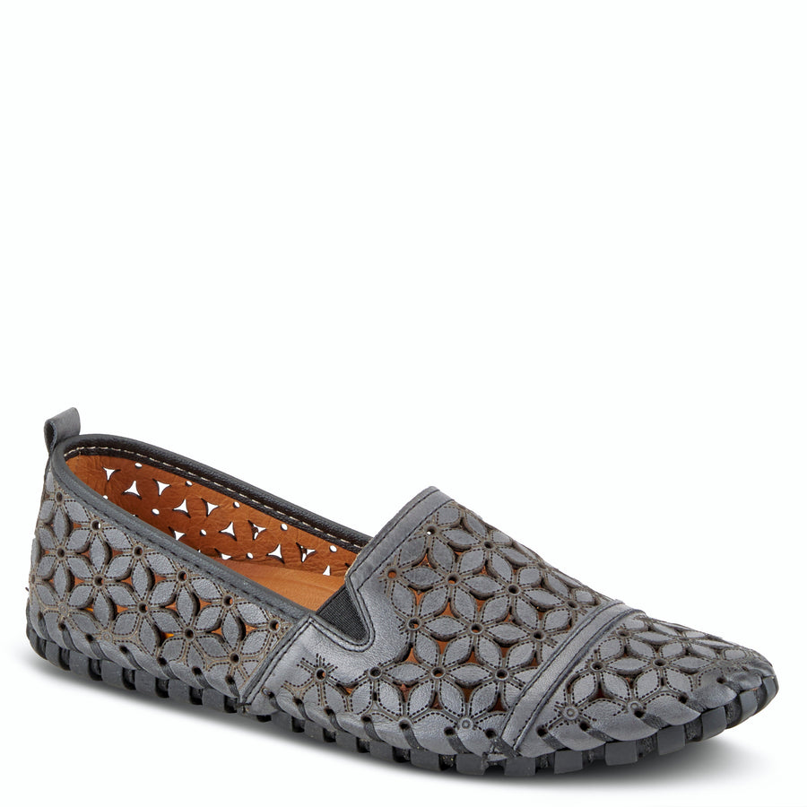 Spring Step Flowerflow Leather Slipon Moccasin Shoe