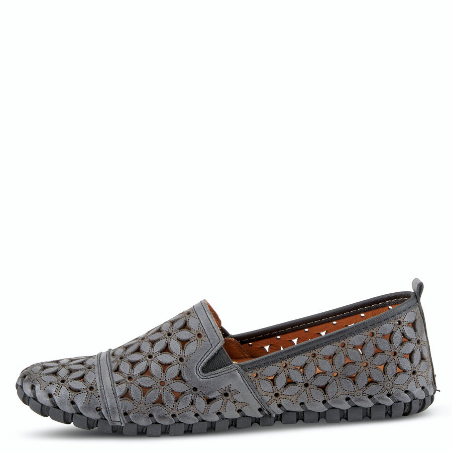 Spring Step Flowerflow Leather Slipon Moccasin Shoe