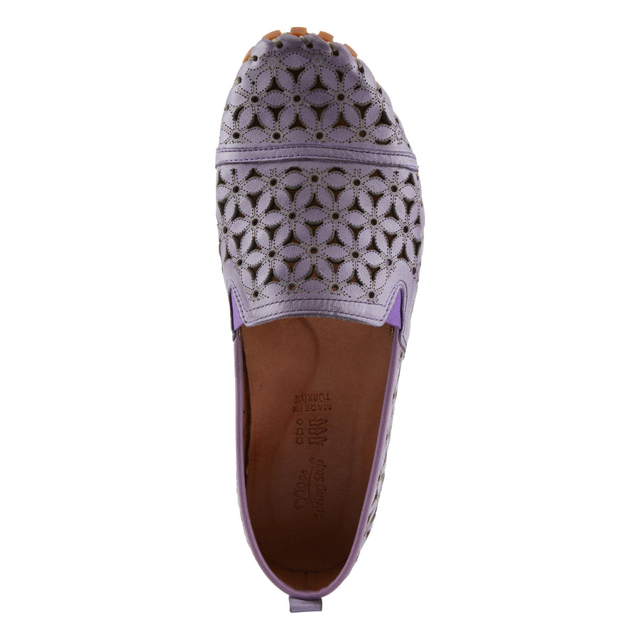 Spring Step Flowerflow Leather Slipon Moccasin Shoe