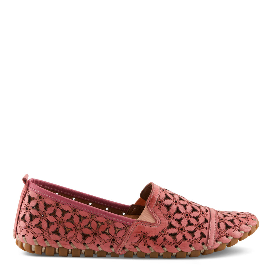 Spring Step Flowerflow Leather Slipon Moccasin Shoe