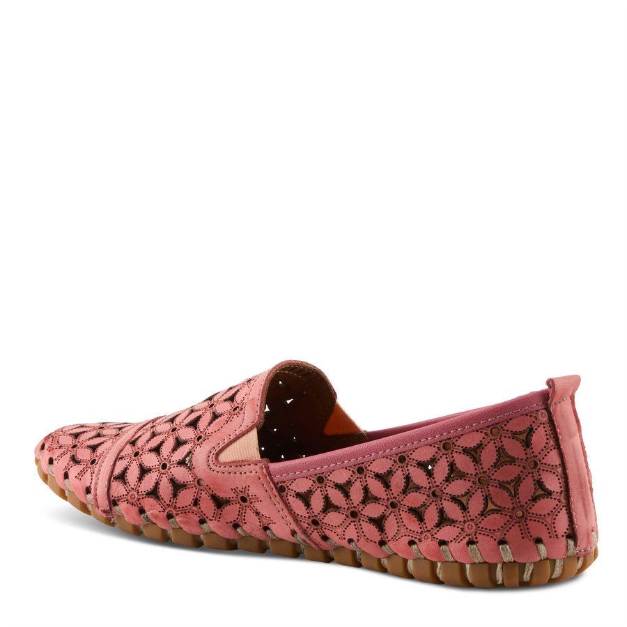 Spring Step Flowerflow Leather Slipon Moccasin Shoe