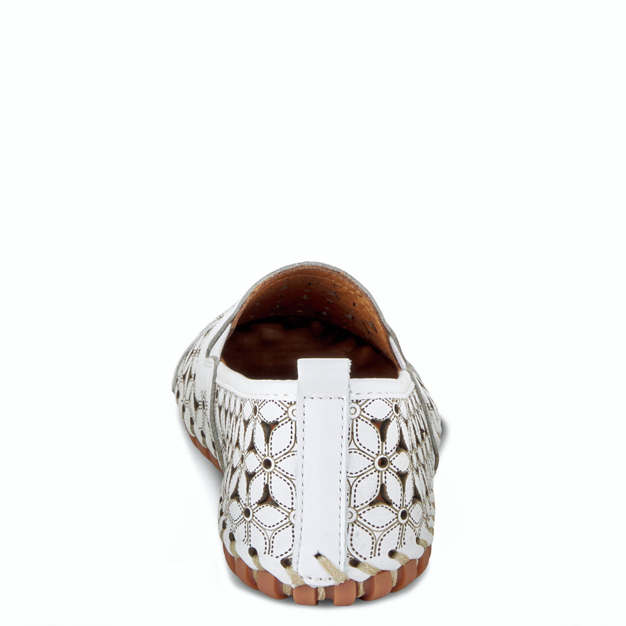 Spring Step Flowerflow Leather Slipon Moccasin Shoe