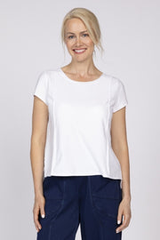 Foundations Knit Cap Sleeve Tee by Olivia 320313 Robin Boutique