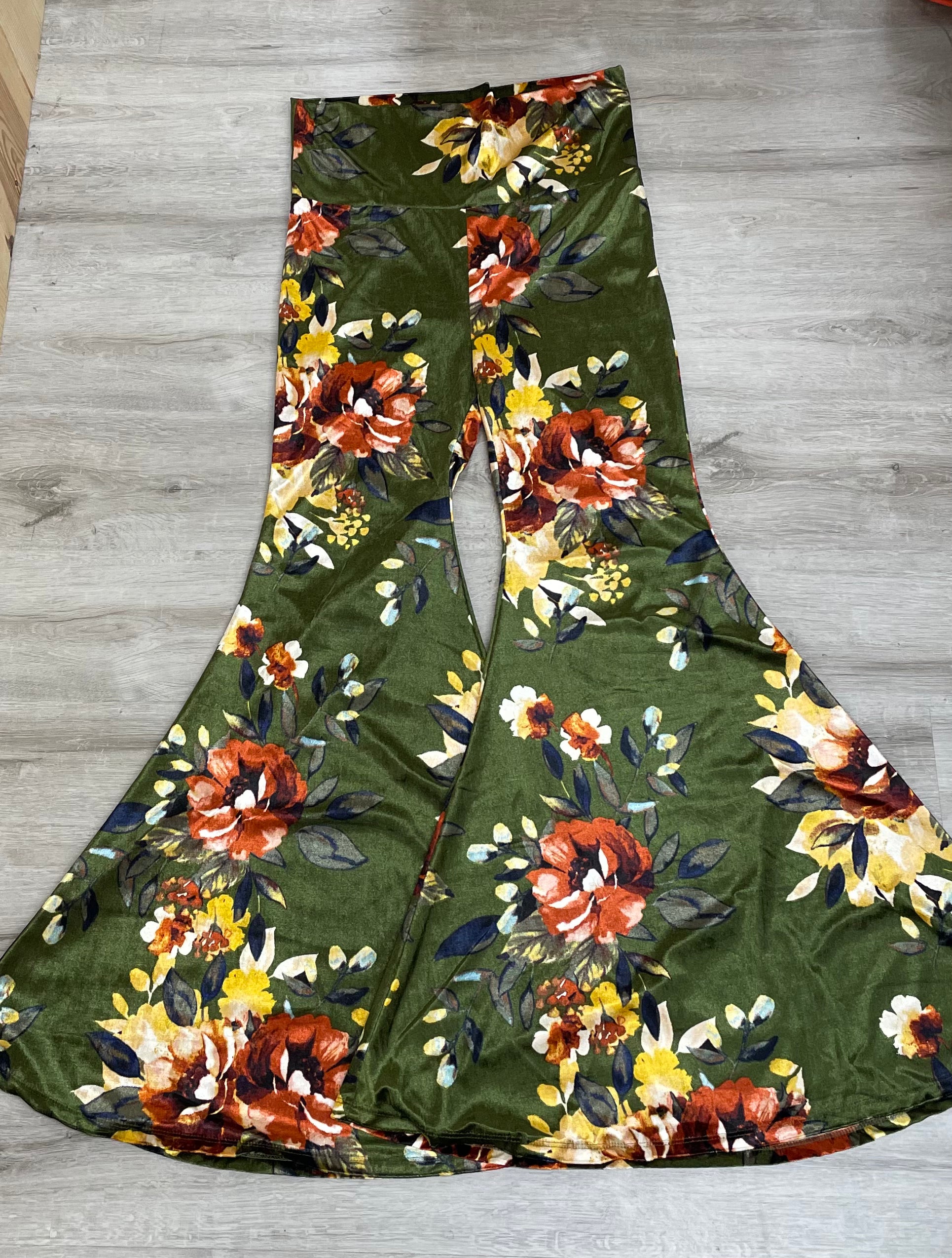 Floral Velvet Extreme Bells by Kantha Bae - Robin Boutique-Boutique 