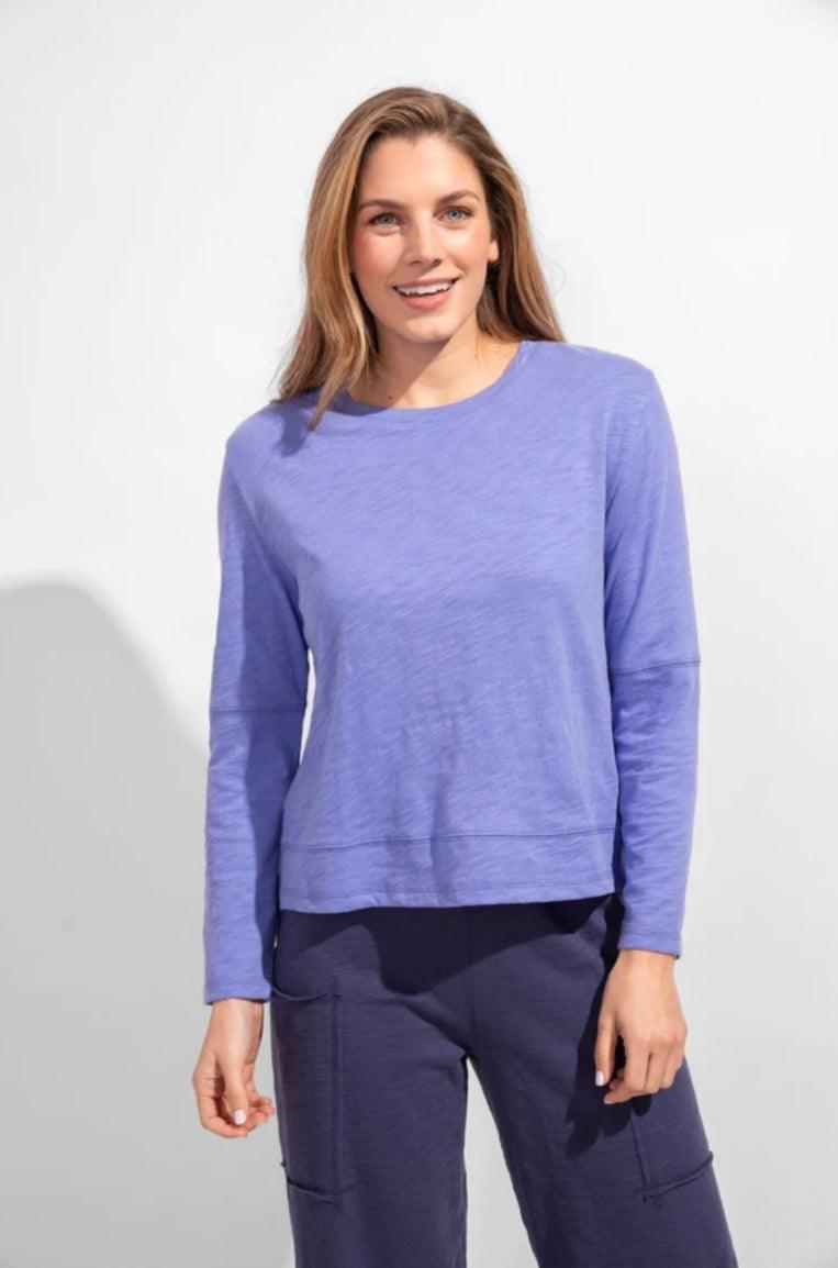 Step Hem Boxy Tee Long Sleeve by Escape by Habitat 10024 - Robin Boutique-Boutique 