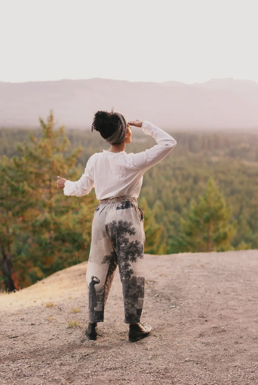 Still I Rise Cropped Pants by Market Of Stars