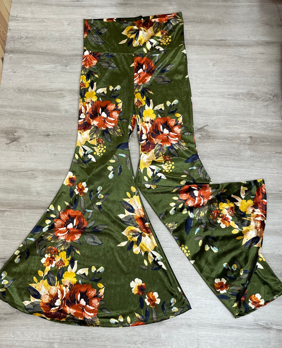 Floral Velvet Extreme Bells by Kantha Bae - Robin Boutique-Boutique 