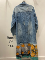Upcycled Denim Kantha Coat by Kantha Bae
