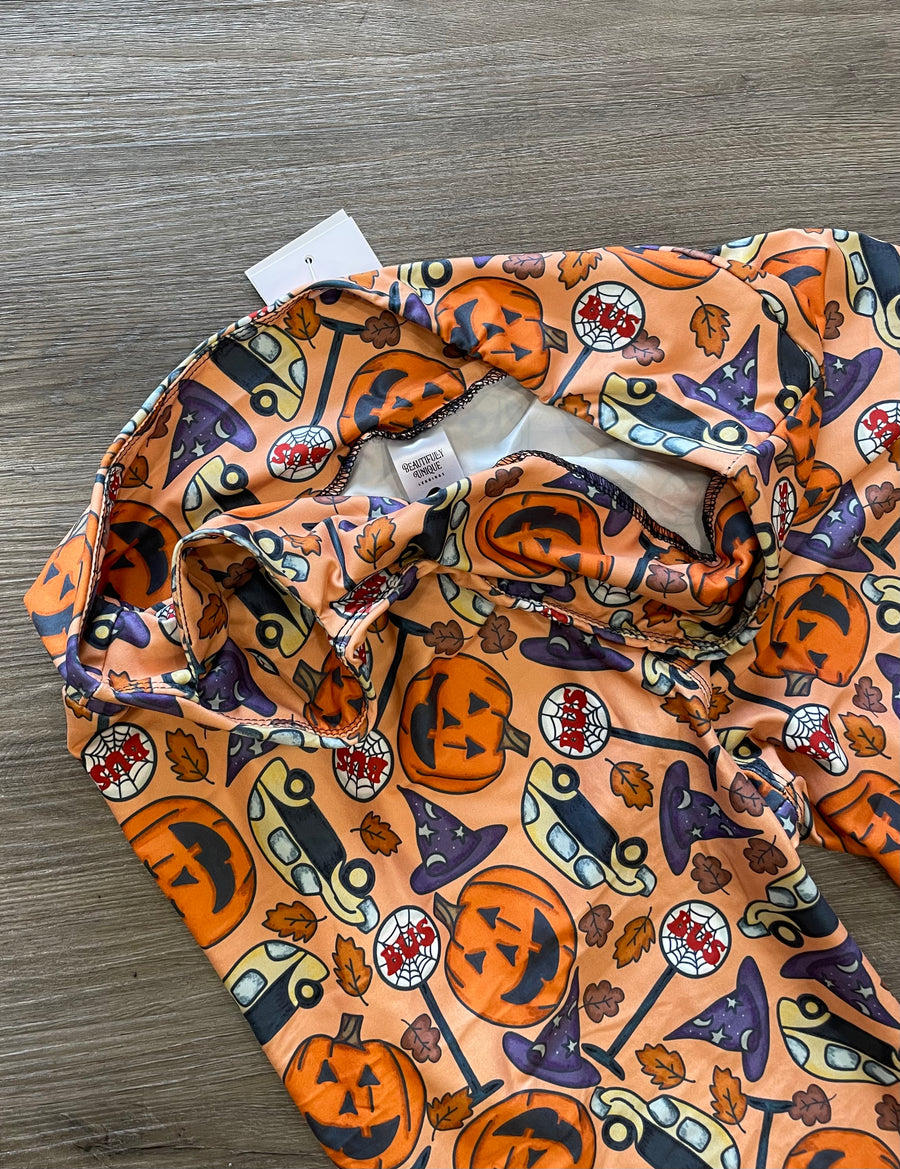 Spooky Town Halloween Leggings - Robin Boutique-Boutique 