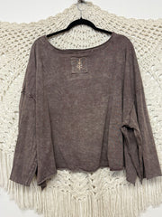 Dream Crop Tee Held In Balance by Kantha Bae