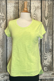Escape Scoop Neck Slub Tee 10007 - Robin Boutique-Boutique 