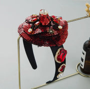 Sequin Rose Headband