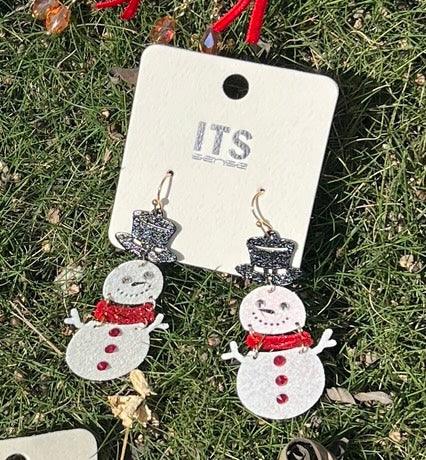 Snowman Earrings - Robin Boutique-Boutique 