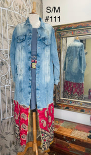Upcycled Denim Kantha Coat by Kantha Bae - Robin Boutique-Boutique 