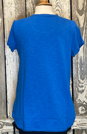 Escape Scoop Neck Slub Tee 10007 - Robin Boutique-Boutique 