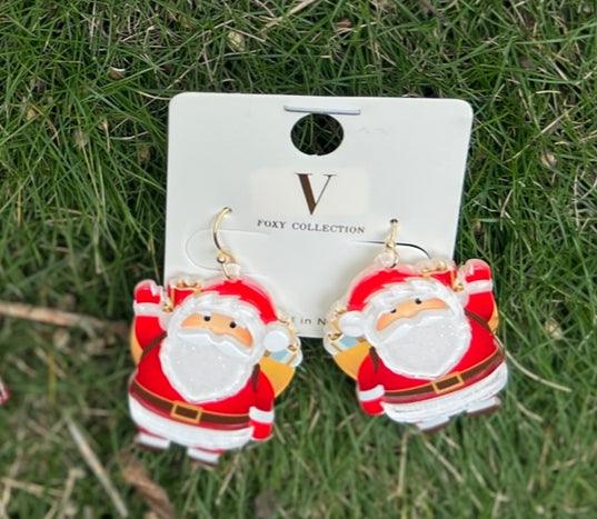 Santa Claus Earrings - Robin Boutique-Boutique 