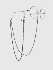 Bejeweled Eye Glass Necklace