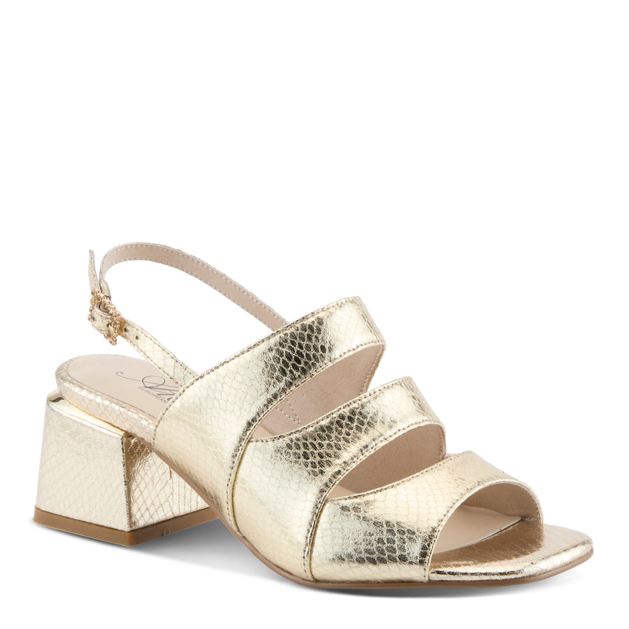 Glitteoertwins Block Heel Sandal Evening Shoes by Azura Robin Boutique