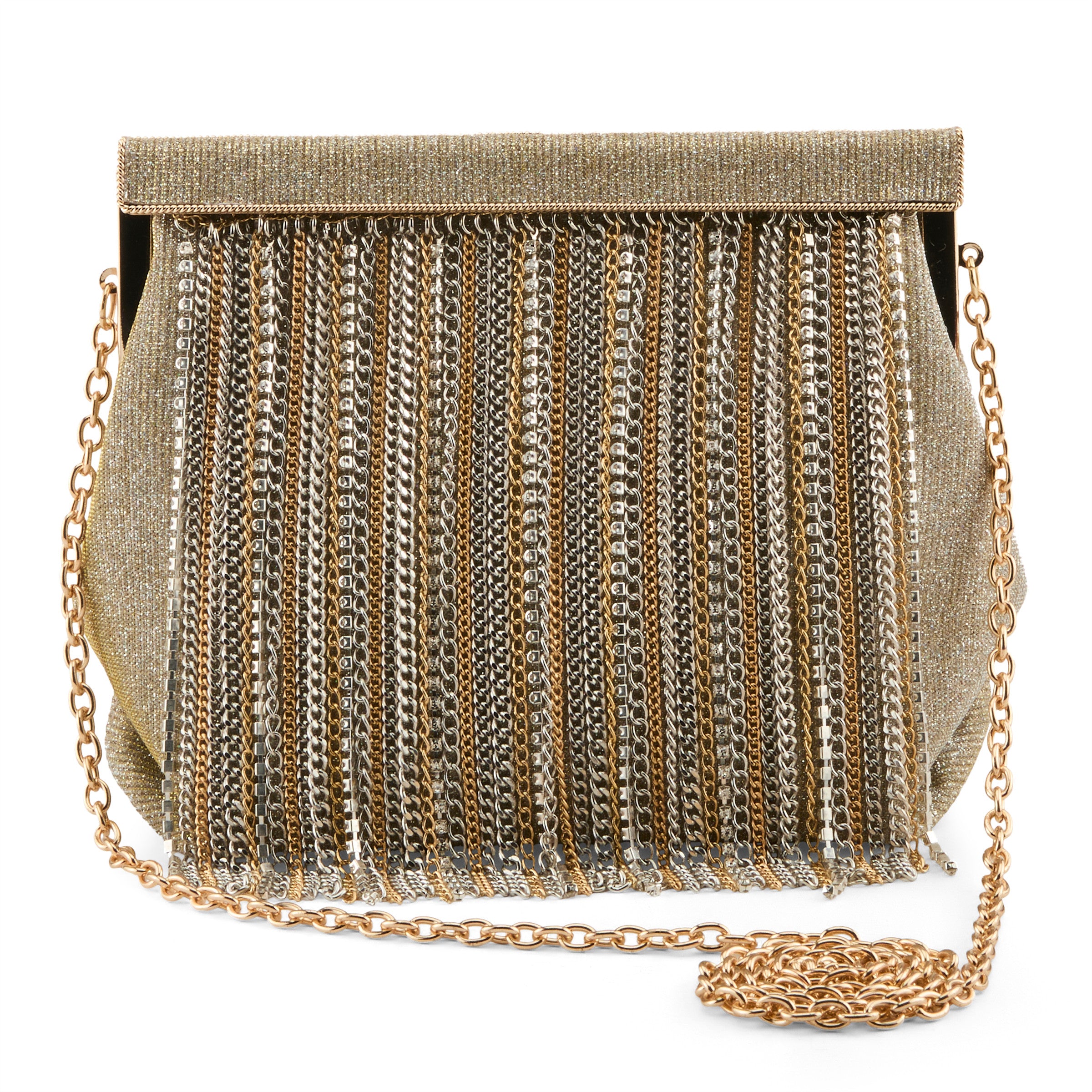 AZURA Gold Multi Evening Handbag Robin Boutique