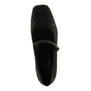 Top View of Icedelite Shoes in Black - Robin Boutique