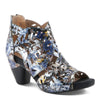L'Artiste Icon-Met Tooled Leather Ankle Sandal Robin Boutique