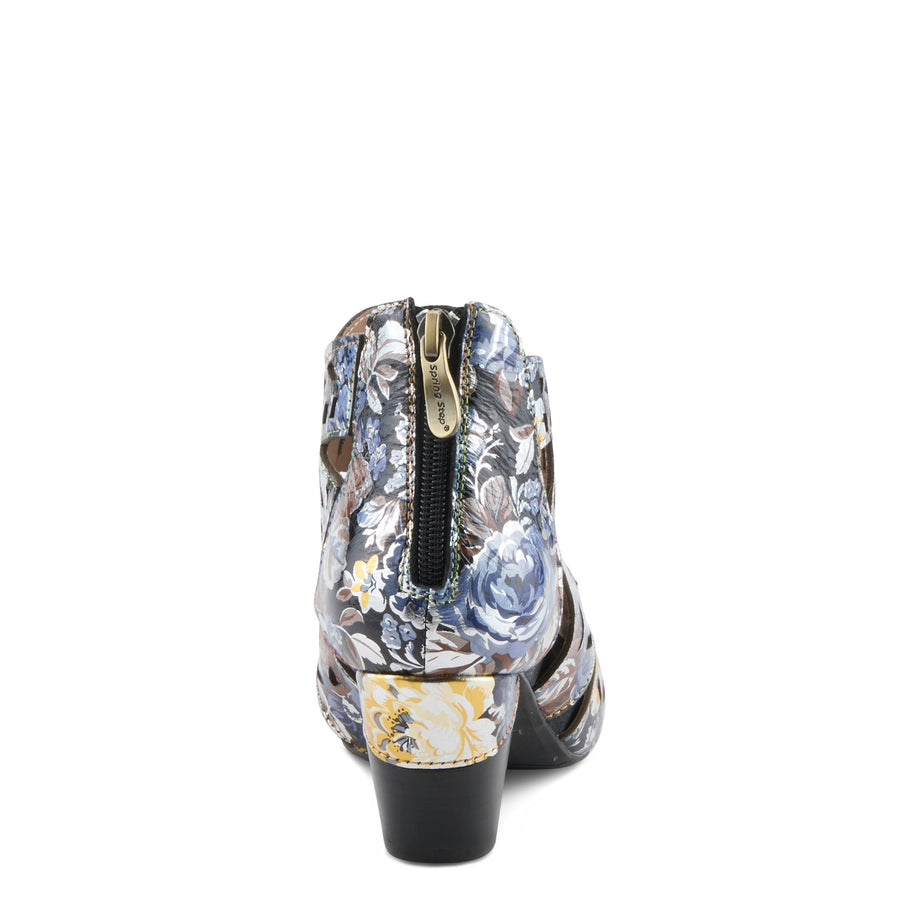 L'Artiste Icon Tooled Leather Ankle Sandal