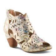 L'Artiste Icon Tooled Leather Ankle Sandal